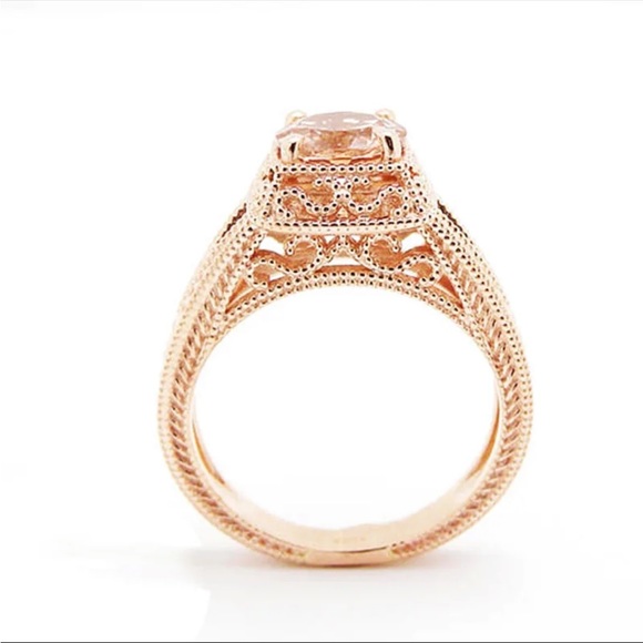 Jewelry - New Women’s Rose Gold Plated Diamond Ring